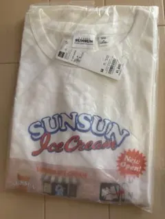 GU SUNSUN Ice Cream Tシャツ オフホワイト Mサイズのサムネイル