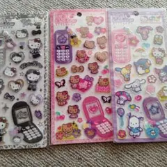 平成はっぴーフォン キティ ギャル 3枚セット 新品未使用