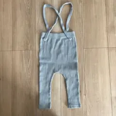 サロペット風レギンス　90cm ブルー