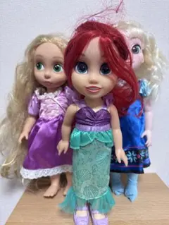 ま*ん様 ディズニープリンセス　アニメータードール　人形4体