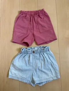 H&MとUNIQLOの半ズボンセット