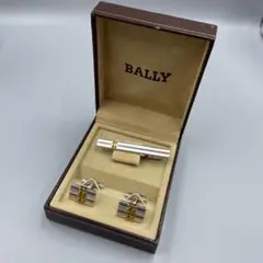 226ヴィンテージ BALLY カフスボタンとネクタイピン セット