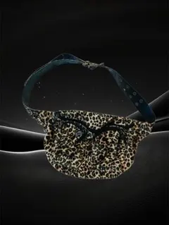 y2k♡ヒョウ柄♡ウエストポーチ♡ ベルトウエストバッグ♡平成ギャル　量産系