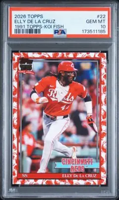 PSA10 エリー・デラクルーズ 2026 Topps 鯉パラレル