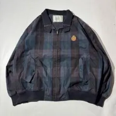 ゆ*ー様 00s Check zipup blouson sports jack