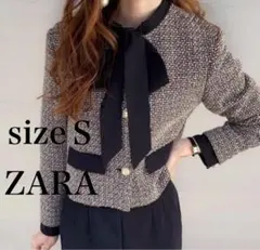 asr様専用　完売品 ザラ ZARA リボンディテール テクスチャー