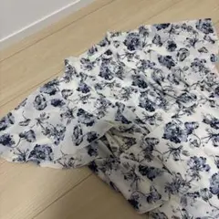 ダズリン　ワンピース　青　花柄
