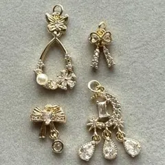 『No.P348』ロンデルパーツ　ブレスレットパーツ　スペーサー　金属パーツ