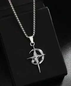 サグクラブy2k ネックレス opium ステンレス スチール十字架地球