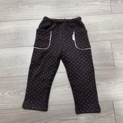 ブラウン　ドット柄 パンツ　ビケットクラブ　キムラタン　90