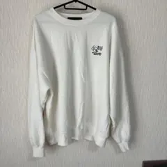 Mark Gonzales ホワイト スウェット トレーナー 花柄