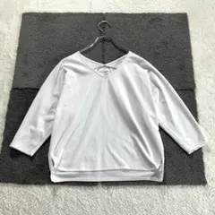 vネック 長袖 Tシャツ