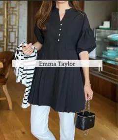 Emma Taylor エマテイラー プリーツブラウス