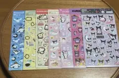 サンリオ　箔押しシール　7枚セット