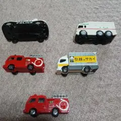 ミニカー 5台セット 消防車 パトカー他