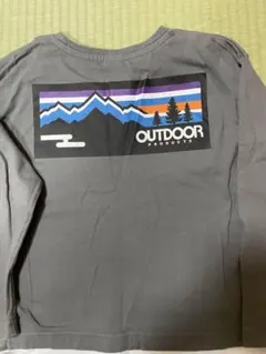 OUTDOOR PRODUCTS 長袖Tシャツ グレー　140