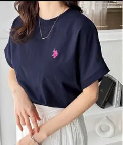 希少ポロロゴピンクTシャツ☆可愛い