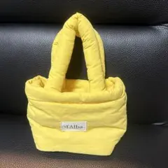 d'Alba ミニトートバッグ イエロー