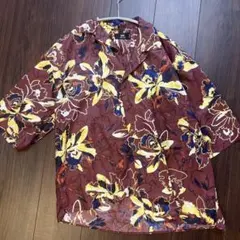 【ヤマネデラックス】EVIS エヴィス アロハシャツ size40 Ｌ EVISU エヴィス ヤマネデラックス アロハ ハワイアンシャツ - メルカリ