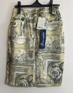 新品インポートロッサ　イタリー製　angelo marani 　デニム風スカート