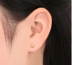 PICOLLE 0.07ct ダイヤモンド ピアス 片耳用（パーツのみ） - メルカリ