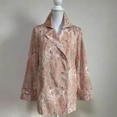 レリアン Leilian スプリングコート 13+ 大きいサイズ 日本製 極美品