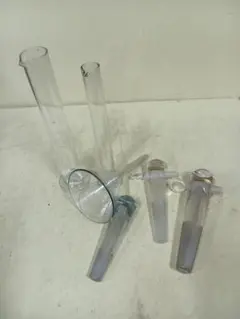 ガラス製実験用器具セット 漏斗メスシリンダー等
