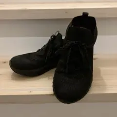 ワークマン ブラック スリッポンスニーカー 25.5cm