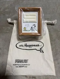 SNOOPY PEANUTS 木製リングケース 指輪入れ スヌーピー ペアセット