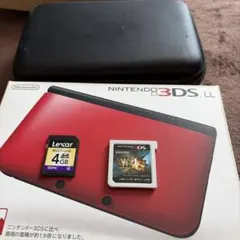 モンハン4G付 ニンテンドー3DS LL レッド 本体