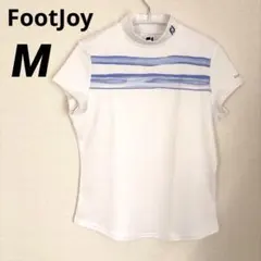 FootJoyフットジョイ レディース半袖ハイネックゴルフシャツM モックネックのサムネイル