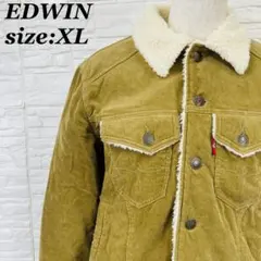 希少カラー品 ！EDWIN コーデュロイ ボアジャケットXL 2026年最新】エドウィン EDWIN コーデュロイボアジャケットの人気