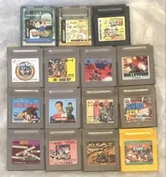 ゲームボーイ　カラー　ソフト １５本　まとめ売り 【中古　ジャンク品】