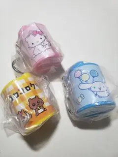 サンリオ シナモンロール キティ ガチャ コインシリンダー ホルダー 新品