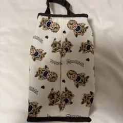 モンチッチ ヒョウ柄 ティッシュケースカバー　アベイル