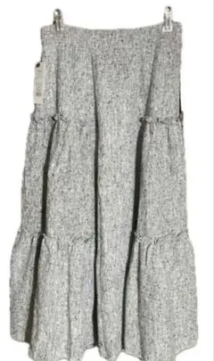tocco closet フレアスカート グレー系 新品タグ付き