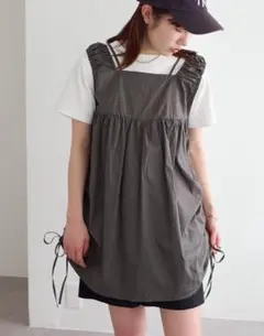 discoat umm. サイドドロストノースリワンピ