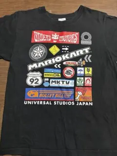 マリオカート Tシャツ 黒 キッズのサムネイル