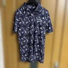キャロウェイ ゴルフウェア ペイズリー ジャガード 半袖ポロシャツ