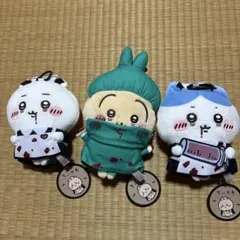 ちいかわ ハロウィンがまぐちポーチ 3点セット