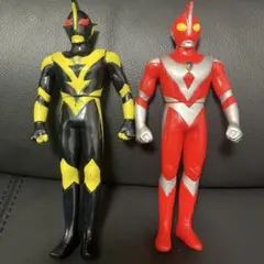 ウルトラマンゼアス　ウルトラマンシャドー　ソフビ　円谷プロ　バンダイ