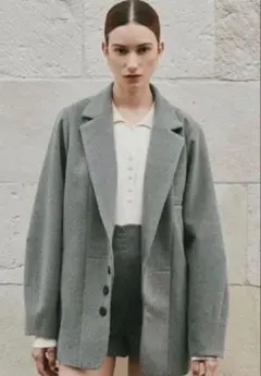 eaphi》 WOOL LIKE CHECK JACKET【新品】 - メルカリ