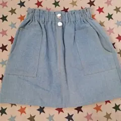 【mamaraku】120♡デニムスカート