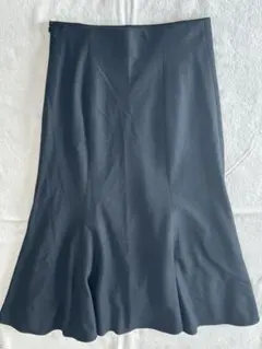 ユニクロ　ロング　マーメイドスカート　黒