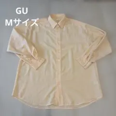 GU 長袖シャツ パステルオレンジ Mサイズ　メンズのサムネイル