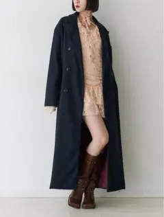 jouetie ダブルブレストロングコート 美品