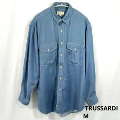 TRUSSARDI Y2K デニムシャツ 長袖 日本製 メンズMのサムネイル