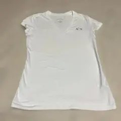 Armani Exchange ホワイト Vネック Tシャツ S