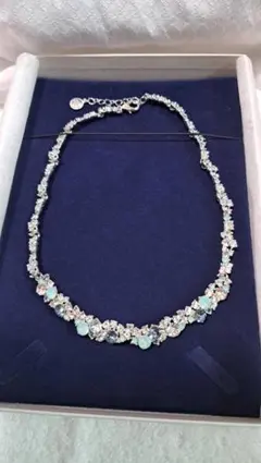 Jinka Nezu ジンカネヅ クリスタルガラス ルミエールネックレス アクア 