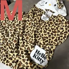 【新品未使用】タグ付き　サンリオ　キティちゃん　コンビネゾン　ヒョウ柄　M